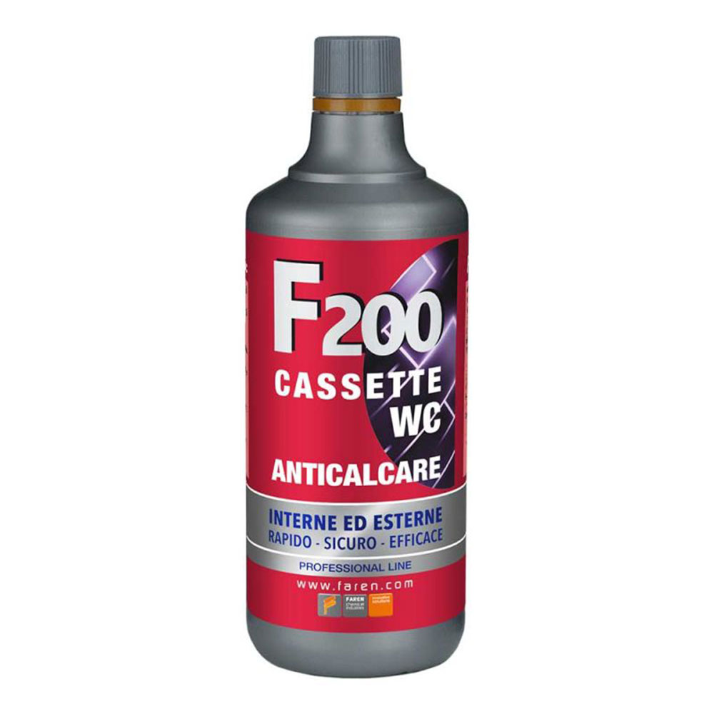 F200 Trattamento anticalcare per cassette wc lt.1