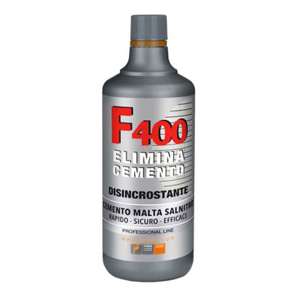 F400 Acido disincrostante per malta e cemento lt.1