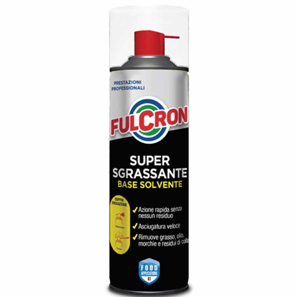 FULCRON Super sgrassatore spray base solvente ml.500 uso professionale