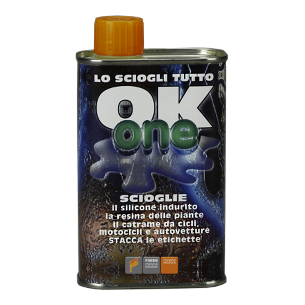 OK ONE Sciogli silicone liquido rimuovi colla e resina ml.250