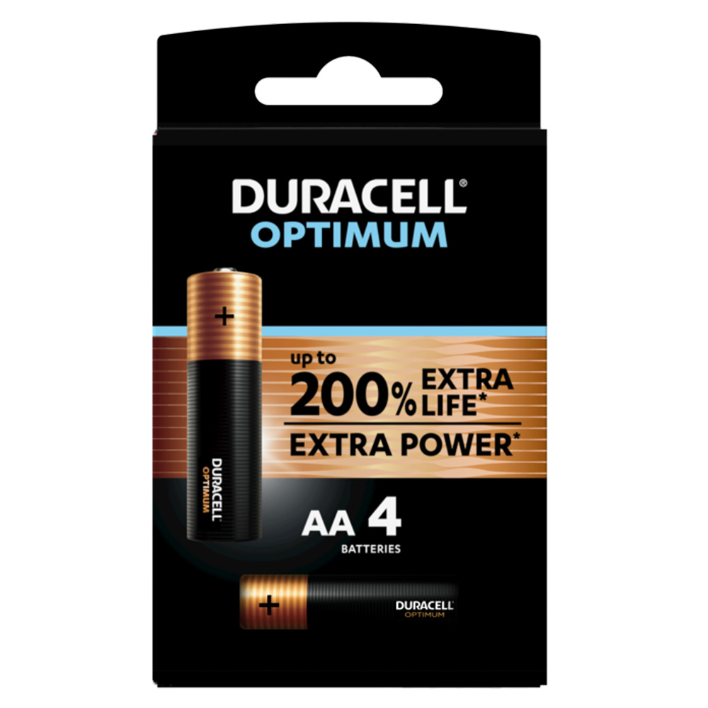 Duracell Optimum Stilo alcaline AA 200% extra life