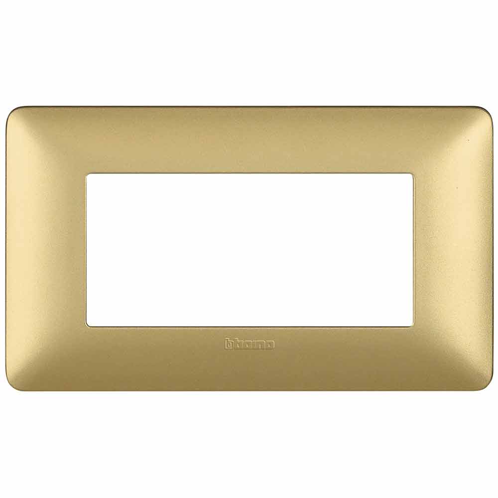 MATIX AM4804MGL Placca 4 moduli gold oro