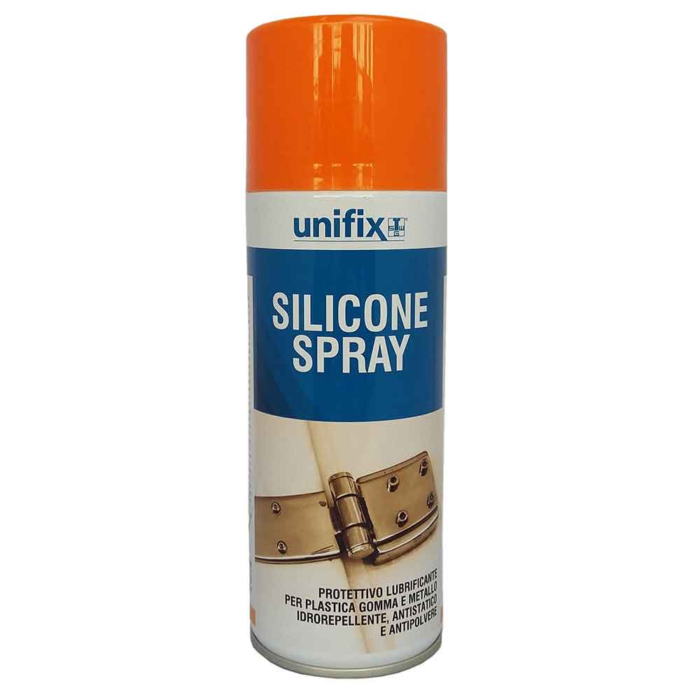 Silicone spray lubrificante idrorepellente ml.400 UNIFIX