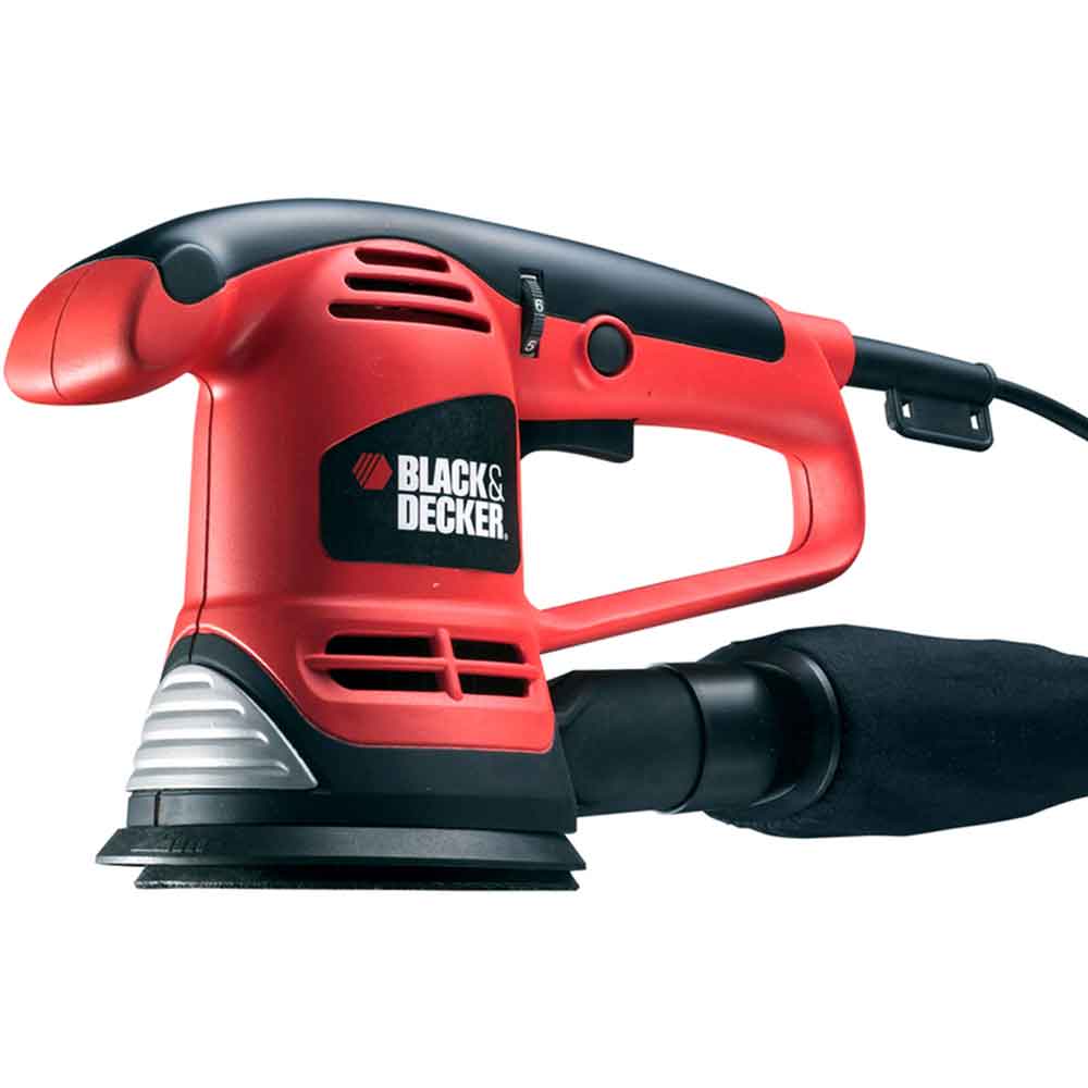 Levigatrice rotorbitale black+decker ka191ek 480w mm.125 con valigetta