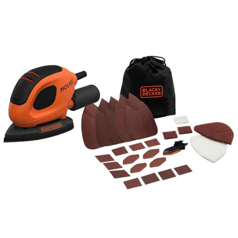 Levigatrice palmare mouse multifunzione 55W BLACK+DECKER BEW230BC