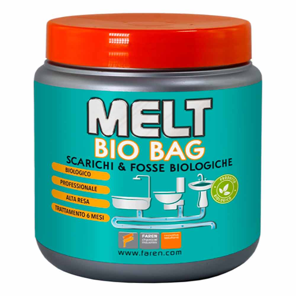 MELT BIO BAG Trattamento completo per scarichi e fosse biologiche 