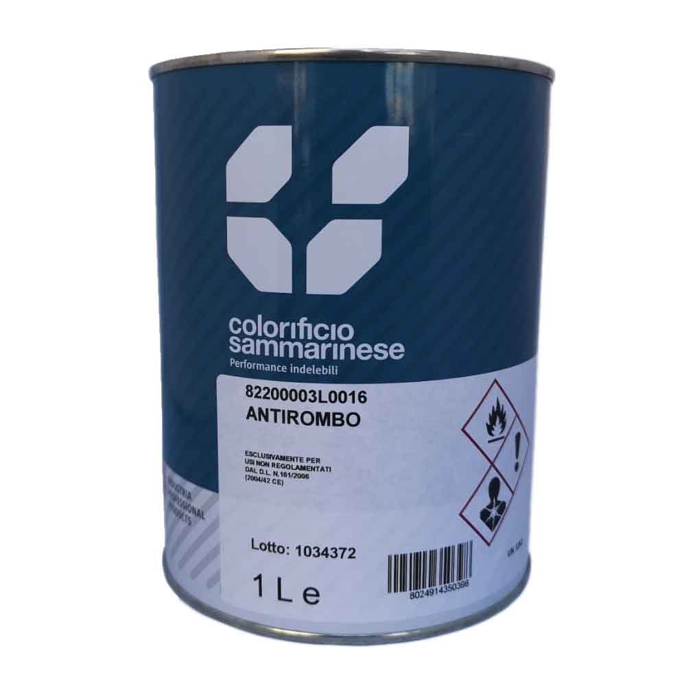 Vernice antirombo fonoassorbente insonorizzante lt.1 COL. SAMMARINESE