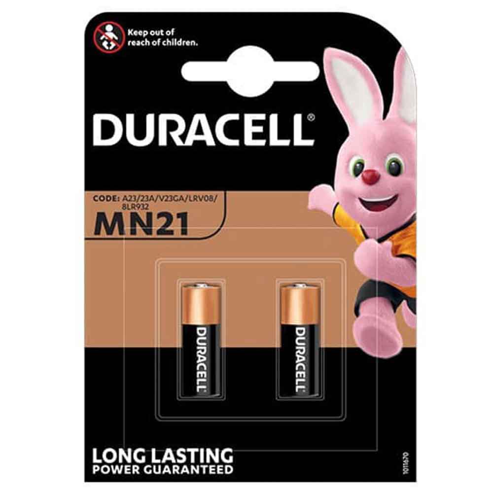 DURACELL Specialistiche Batteria 12V MN21 bl.2 pz. per radiocomandi cancello/macchina