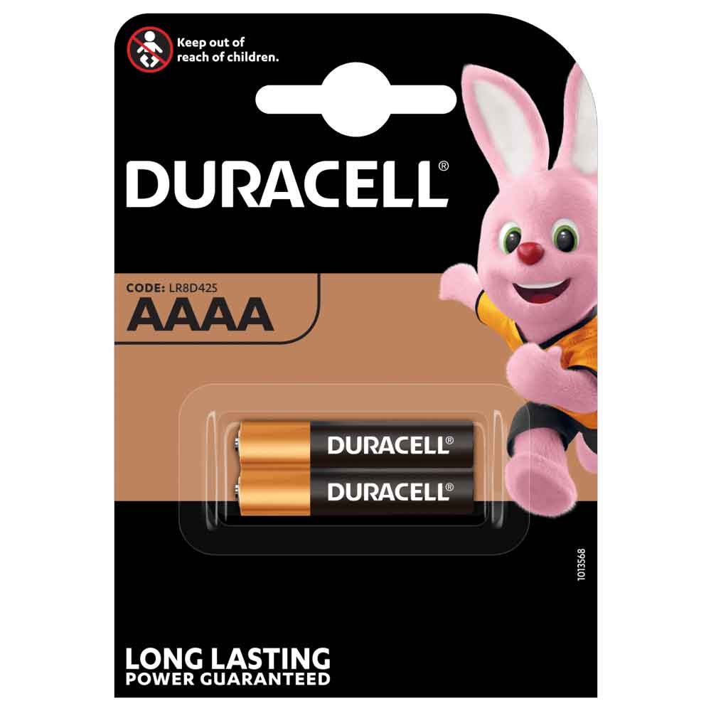 DURACELL Specialistiche batterie alcaline AAAA 1,5V LR8D425 MN2450 bl.2 pz.