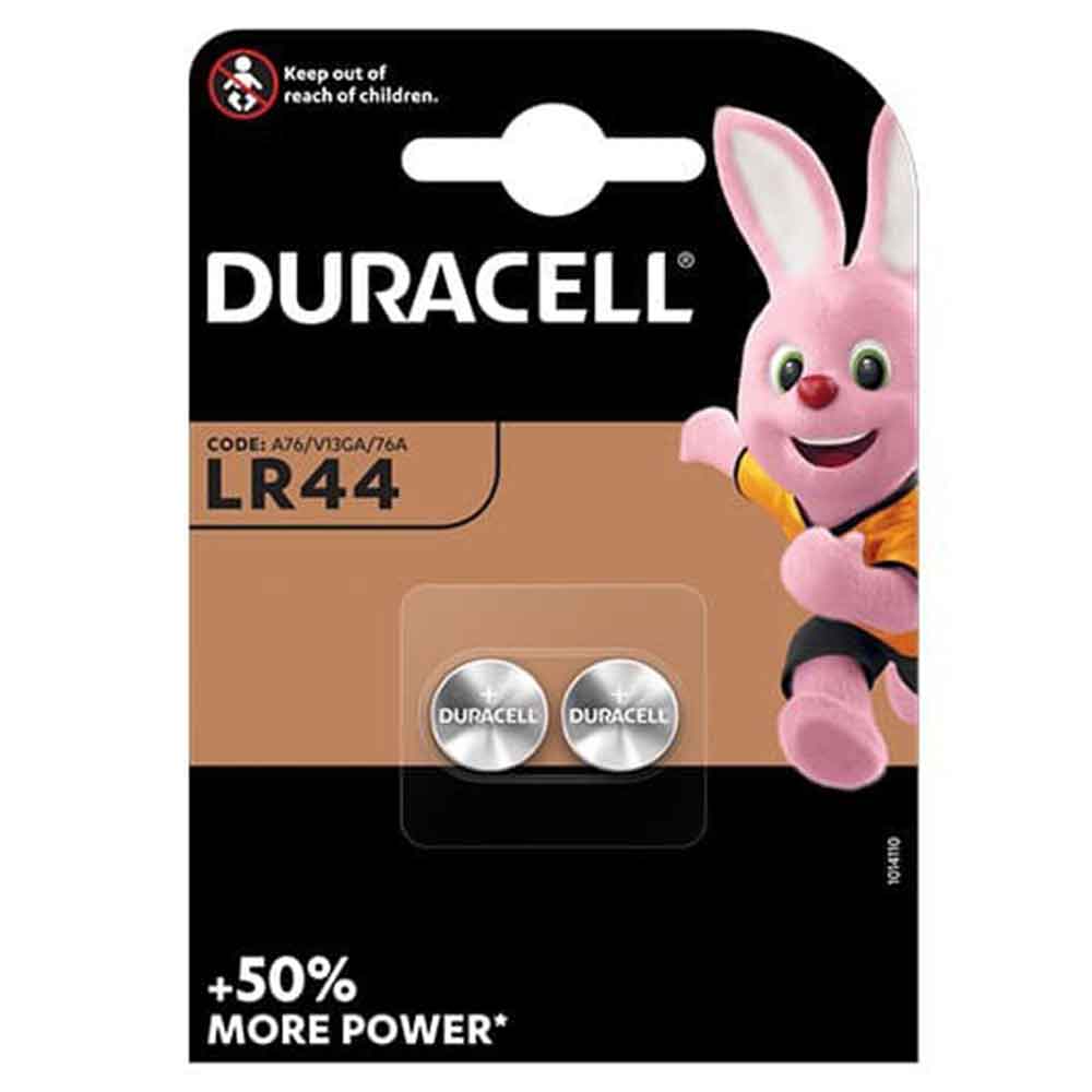 DURACELL Specialistiche Batteria a bottone LR44 AG13 A76 bl.2 pz.