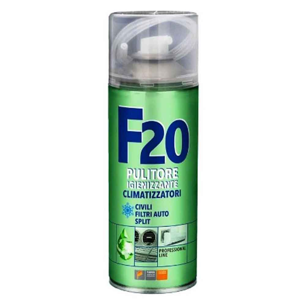 FAREN F20 Pulitore igienizzante per climatizzatori casa e auto ml.400 con cannula flessibile