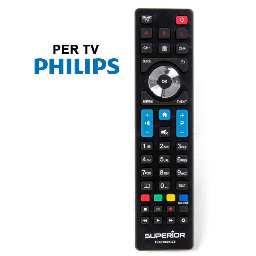 Telecomando SUPERIOR compatibile per tutte le tv PHILIPS