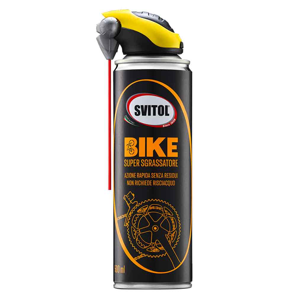 SVITOL BIKE Super sgrassatore spray per bici rapido senza residui ml.500 con erogatore multiposizione