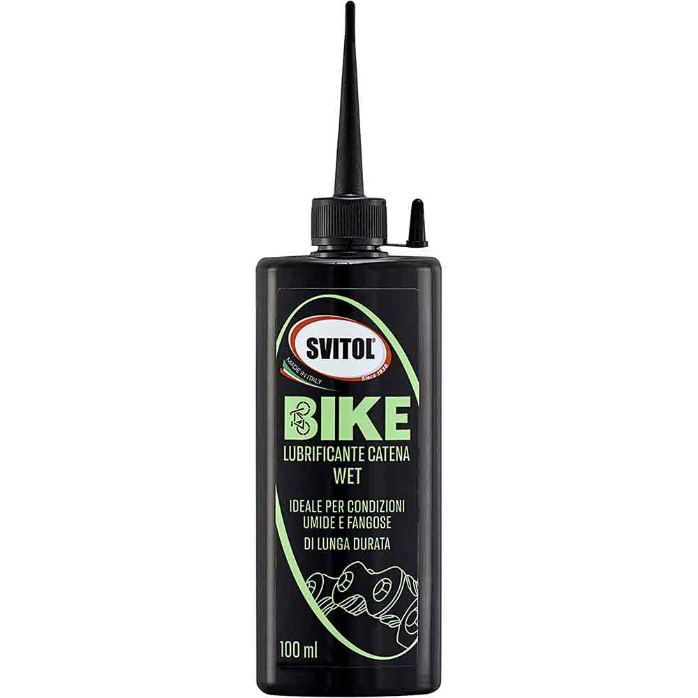 SVITOL BIKE Lubrificante per catene bici WET per condizioni umide e fangose ml.100