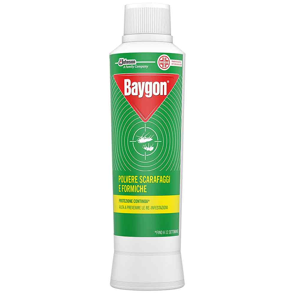 BAYGON Insetticida in polvere per scarafaggi e formiche 250 gr.