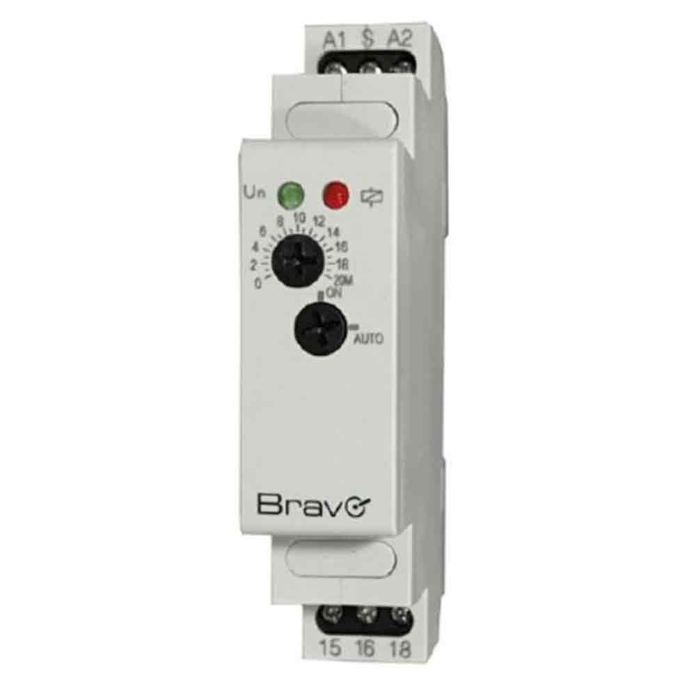 Interruttore relè temporizzatore automatico luci scale da din BRAVO 93003220