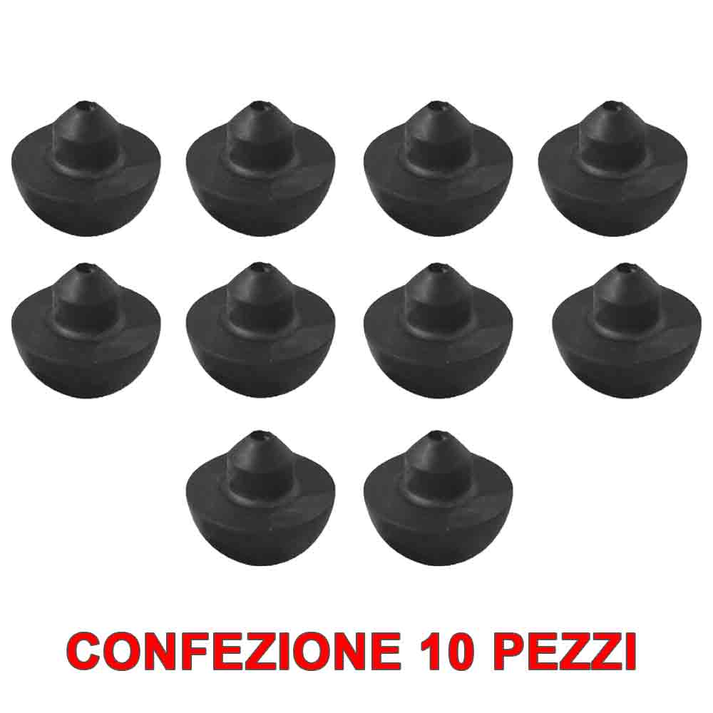 Guarnizione minisfera in gomma a funghetto ad innesto per batteria di  scarico Catis o altra marca CF.10 PZ. 