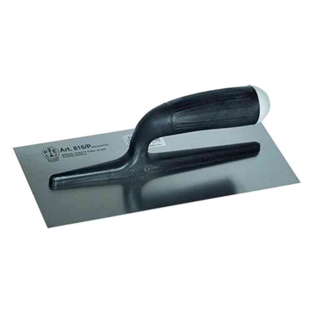 Frattone acciaio liscio ANCORA mm.280 x 120 manico plastica rinforz. PAVAN art. 816/P