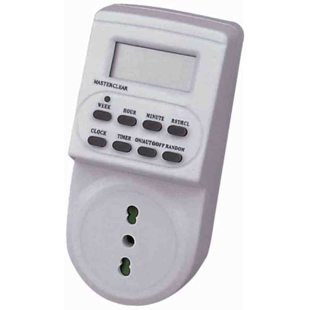 Spina timer digitale programmabile 70 programmi 16Amp CFG E293