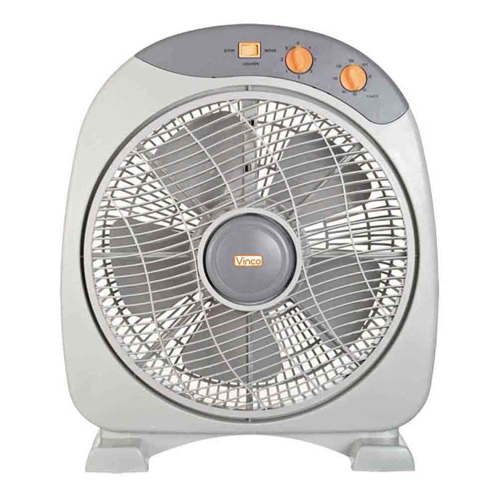 Ventilatore box da tavolo cm.30 con diffusore frontale regolabile 40W con timer VINCO 70800