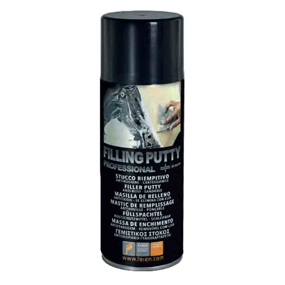 FILLING PUTTY Stucco riempitivo spray professionale per carrozzeria ml.400 bianco