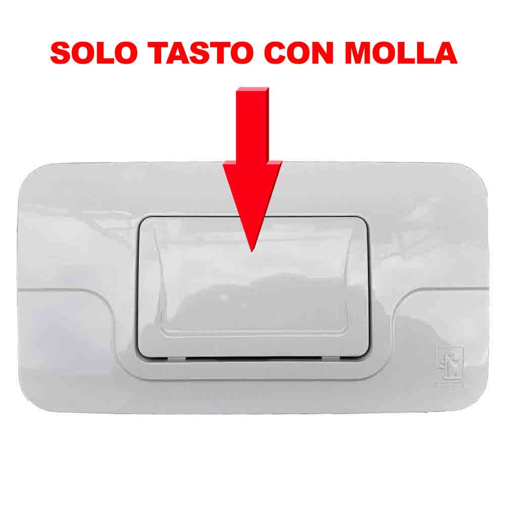 Kit tasto + molla bianco STIR BLITZ 639327 per placca nuova serie