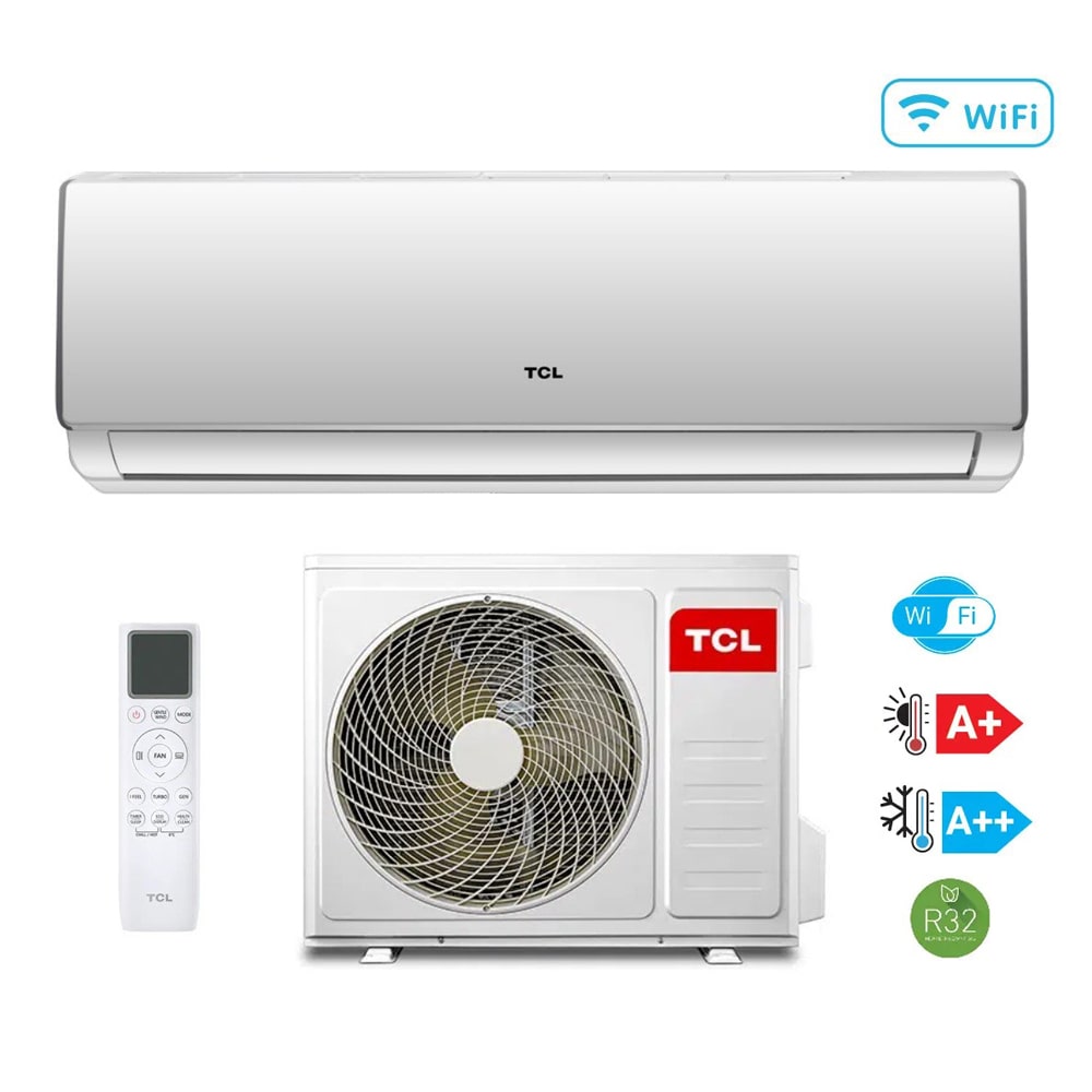 Tcl climatizzatore condizionatore tcl elite serie f2 smart inverter wifi incluso 12000 btu a++ gas r32