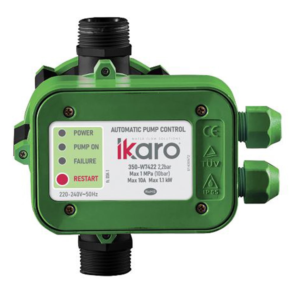 Regolatore di pressione automatico tipo press control per elettropompe autoclave 2,2 bar IKARO