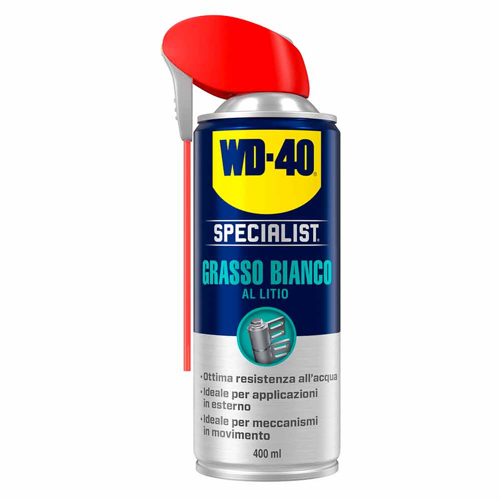 WD-40 Grasso bianco al litio spray ml.400 WD40 con erogatore doppia posizione