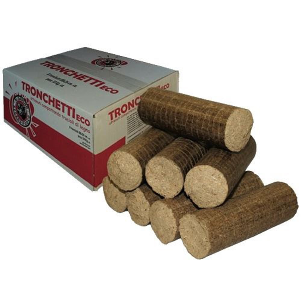 Tronchetti accendifuoco bricchetti per stufe e camini cf.8 pz. kg.10 circa