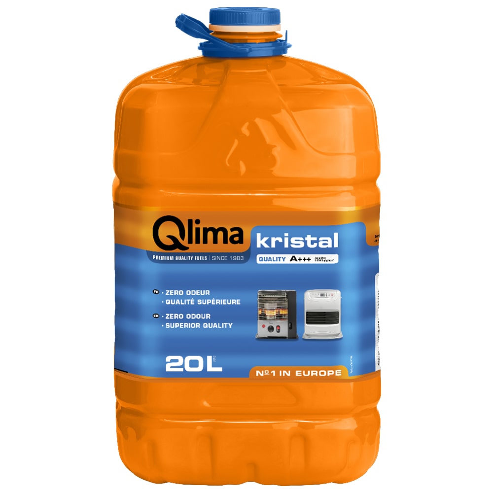 Combustibile liquido inodore QLIMA KRISTAL lt.20 paraffina per stufe