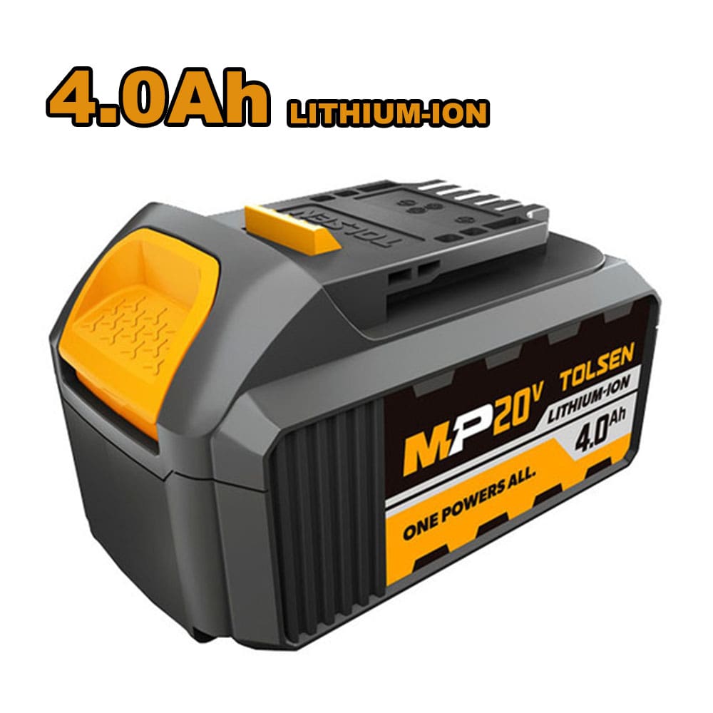 Batteria al litio 20V 4.0Ah TOLSEN 87474 per utensili a batteria MP20V TOLSEN