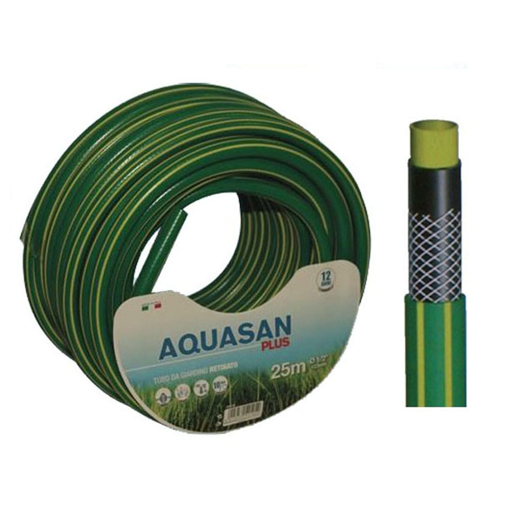 Tubo retinato da giardino AQUASAN PLUS 1/2" x 25 metri