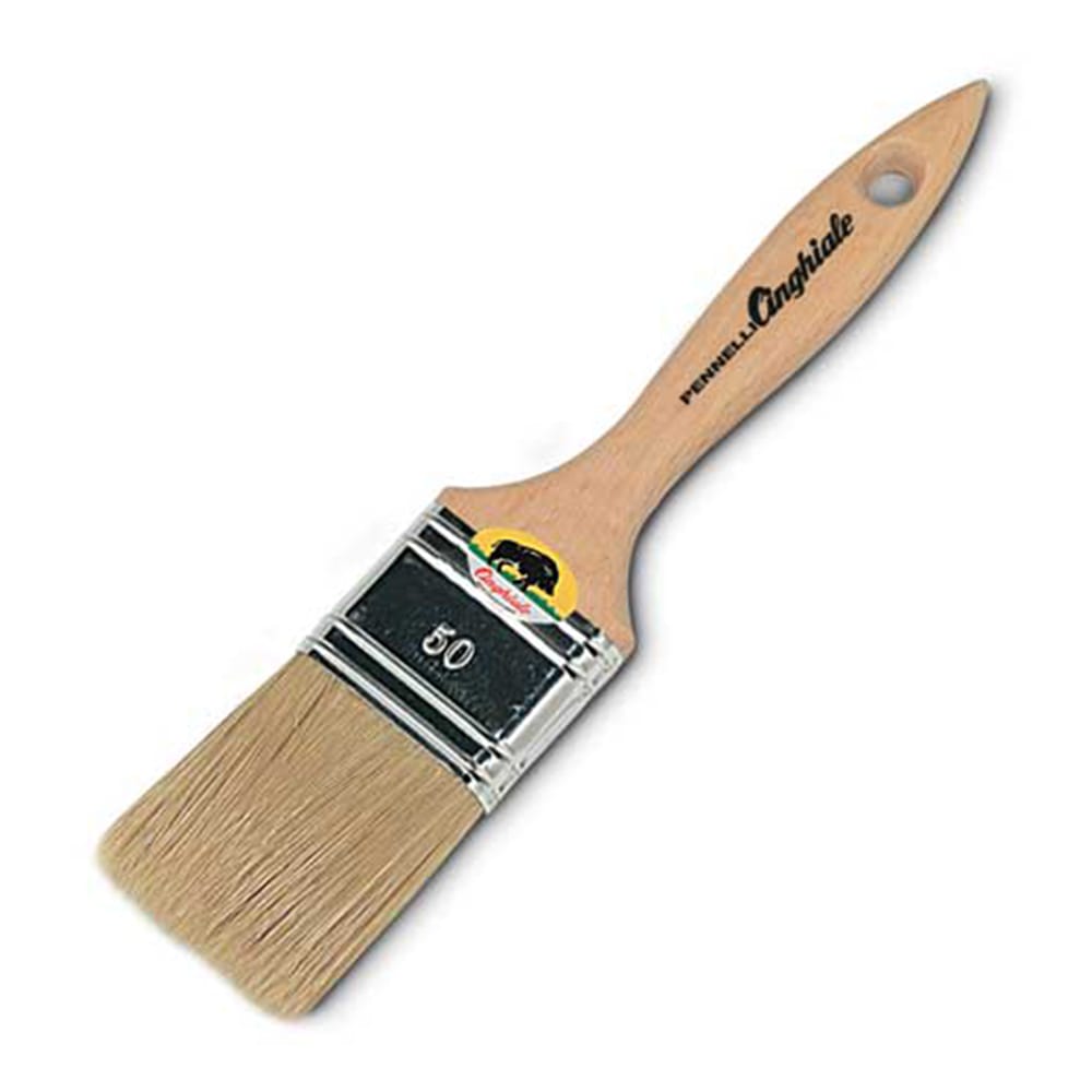 Pennello professionale CINGHIALE serie 542 setola bionda manico legno varie misure