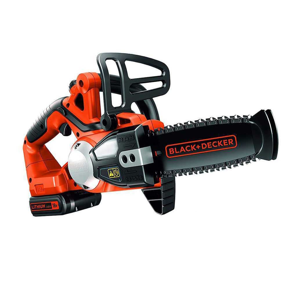 Motosega elettrico a batteria 18V 2Ah BLACK+DECKER GKC1820L20 barra cm.20 elettrosega a batteria