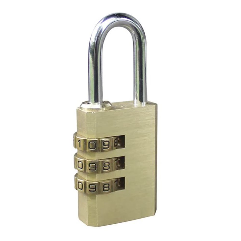 Lucchetto con combinazione ad arco mm.30 ottone IBFM 2230CC