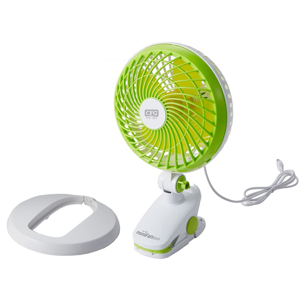 Mini ventilatore a clip portatile da tavolo o da parete alimentato da usb CFG MINI FAN USB
