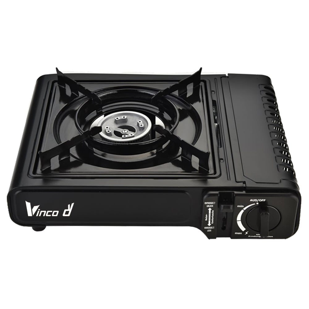 Fornello a gas portatile 2,1Kw con valigetta VINCO
