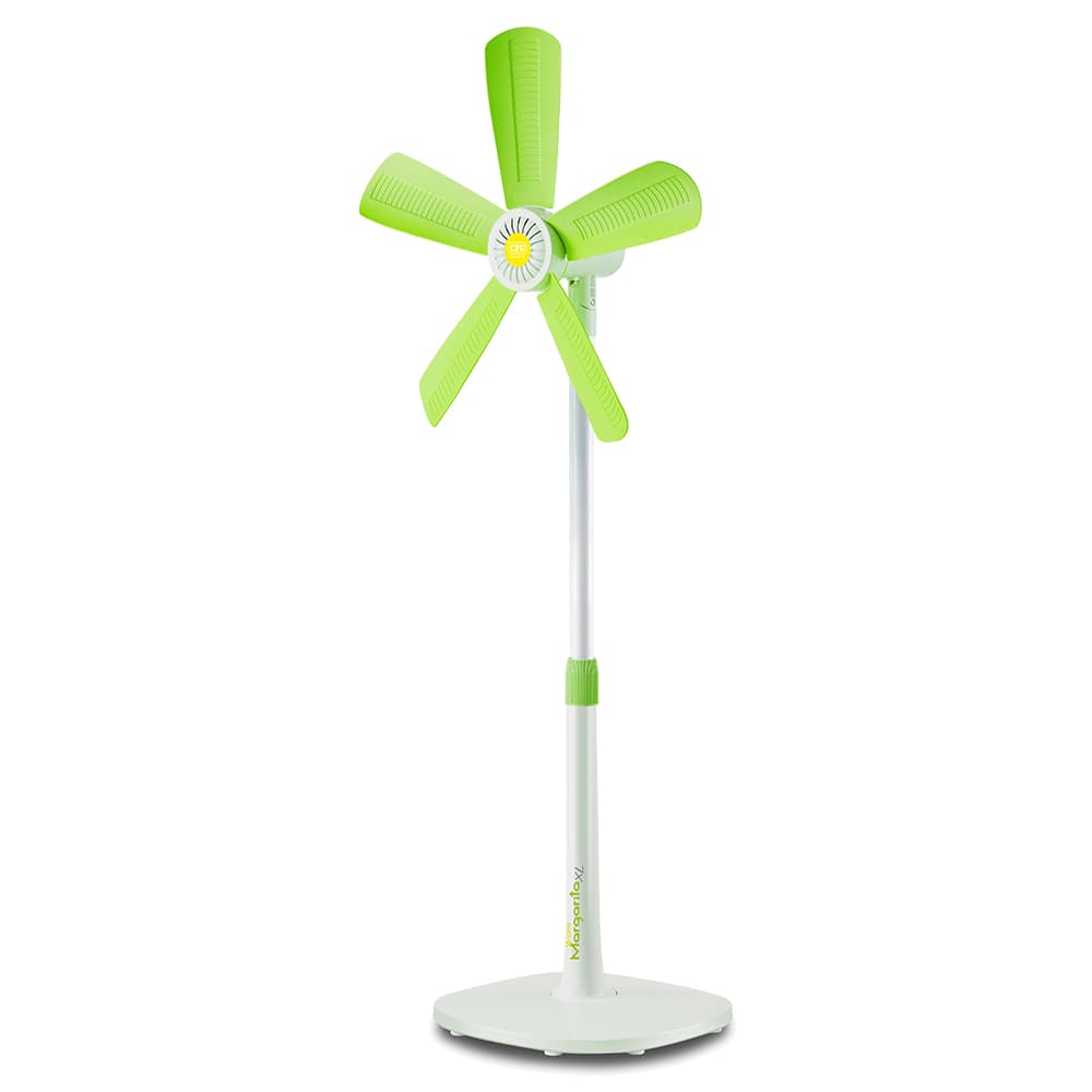 Ventilatore piantana senza griglia con elica a trascinamento magnetico CFG MARGARITA STAND 12W cm.45 H.105 cm.