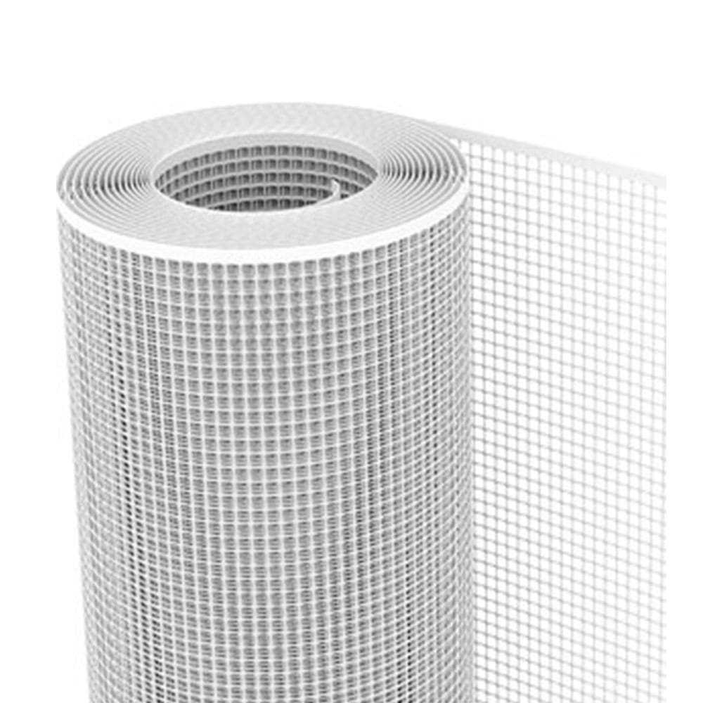 Rete in plastica per balconi e recinzioni maglia quadra 10 x 10 mm. bianca H.100 vendita al metro