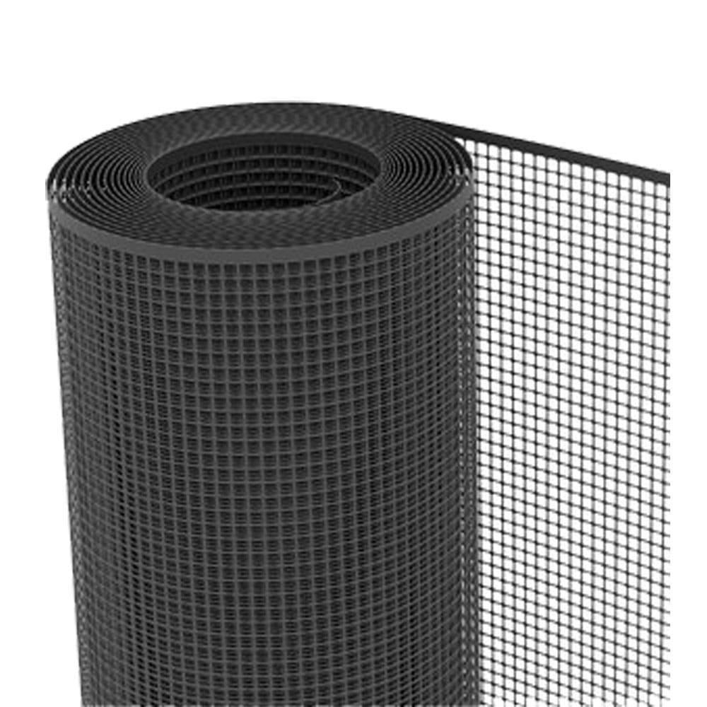 Rete in plastica per balconi e recinzioni maglia quadra 10 x 10 mm. antracite H.100 vendita al metro