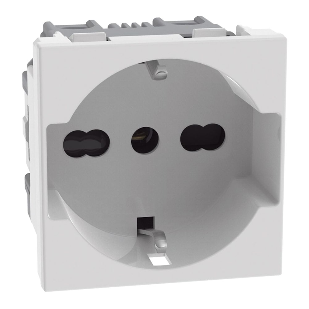 BTICINO MatixGO Presa schuko italia P40 2P+T 16A bianca