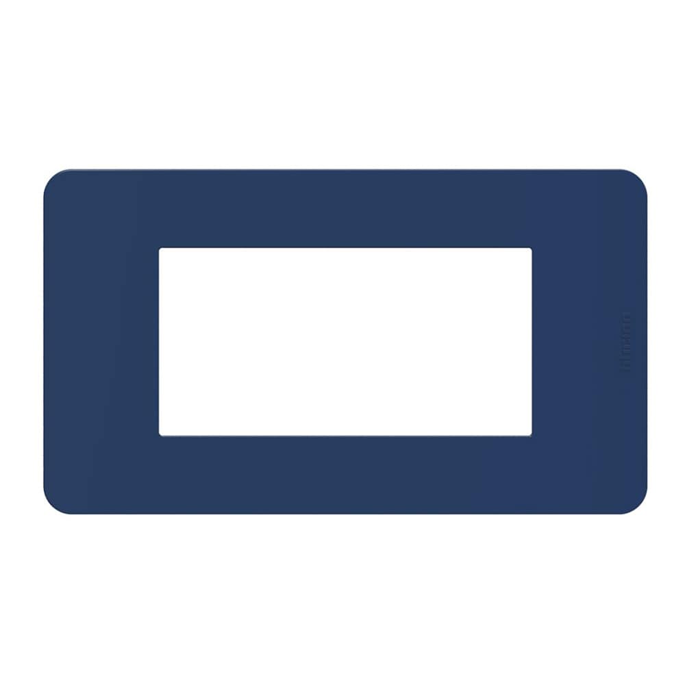 BTICINO MatixGO Placca 4 posti Blue