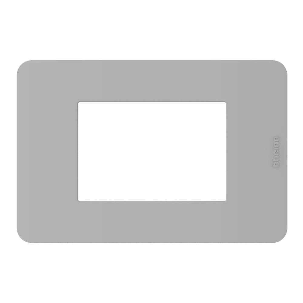 BTICINO MatixGO Placca 3 posti Grigio
