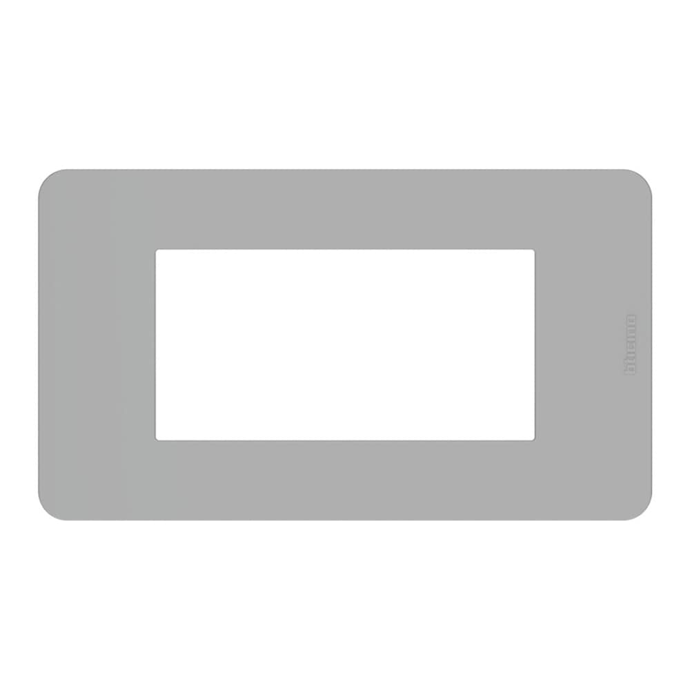 BTICINO MatixGO Placca 4 posti Grigio