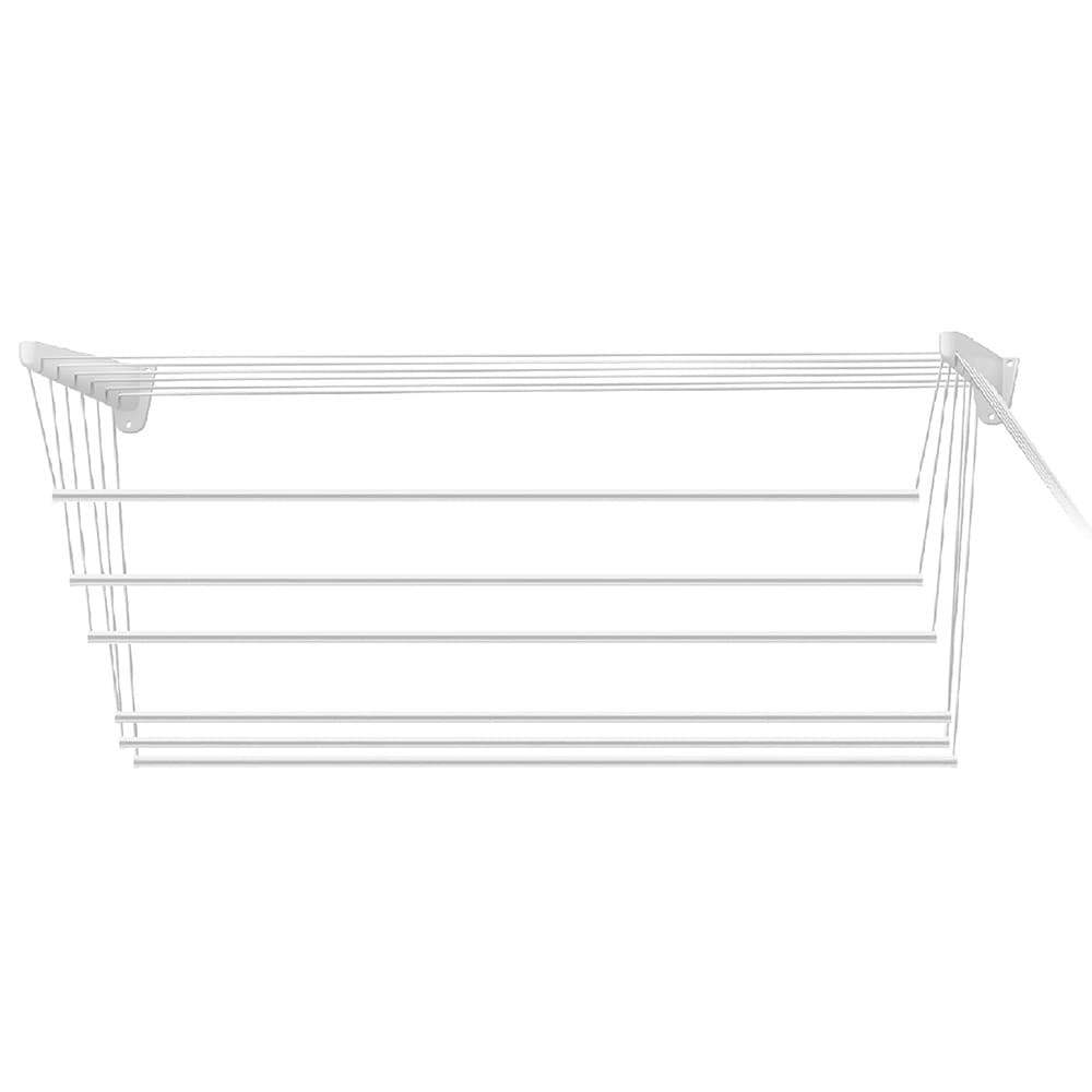 Stendibiancheria da parete e soffitto cm.120 JUMBO STEED 7,2 metri di stenditura
