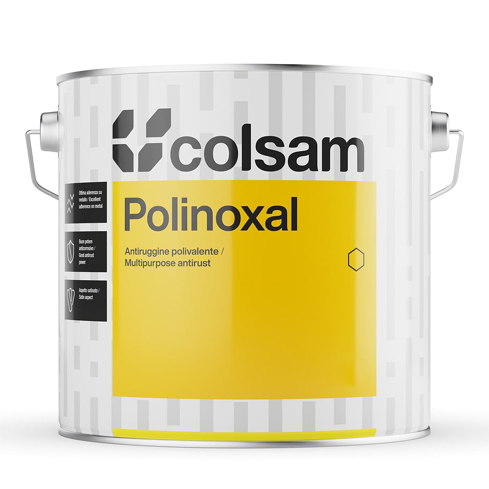 Antiruggine sintetica COLSAM POLINOXAL lt.0,500 rosso ossido COLORIFICIO SAMMARINESE