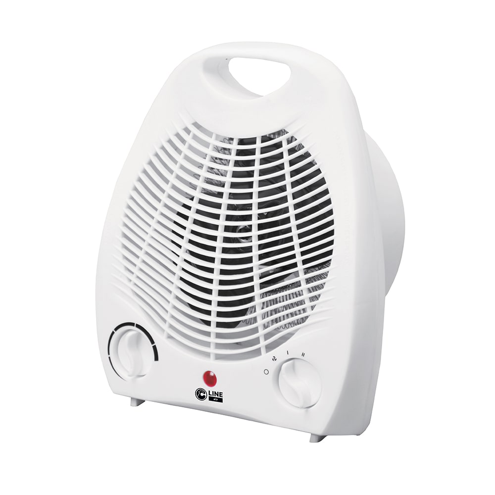 Termoventilatore caldobagno 1000/2000W bianco C LINE