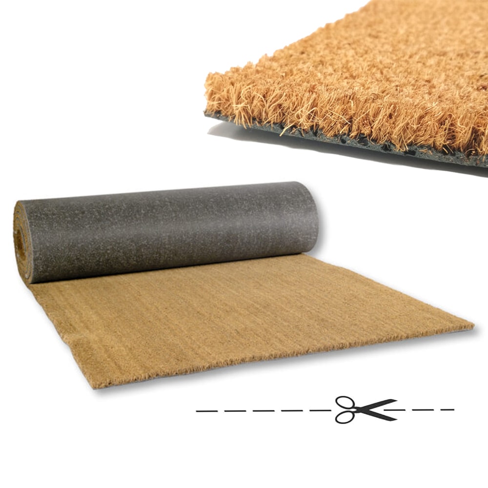 Passatoia zerbino cocco naturale sp.17 mm. H.100 cm. vendita al metro