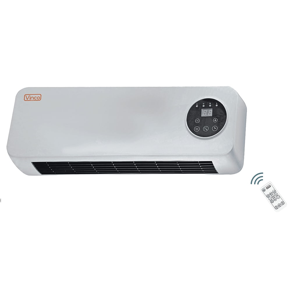 Termoventilatore termoconvettore split ceramico a parete 2000W con display Led VINCO 70322